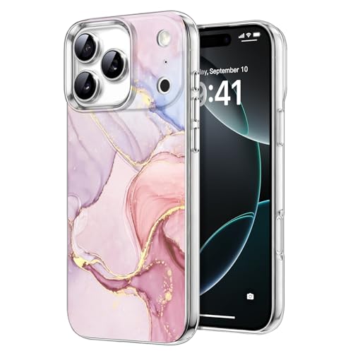 Coque iPhone 17 Pro Max silicone souple marbre CameCosy protection 2025