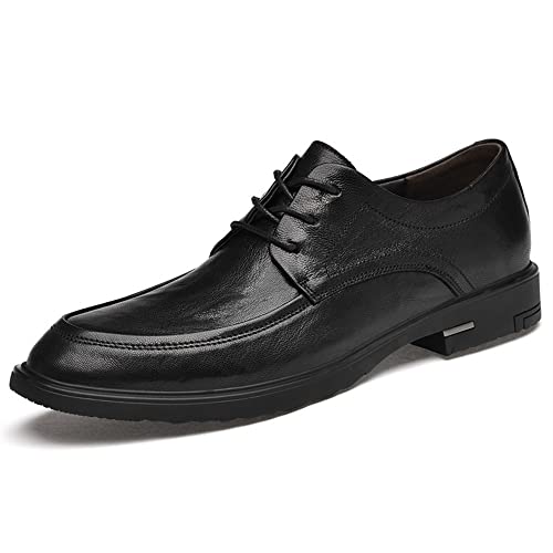 Vestido Oxford para homem avental com cadarço bico redondo sapato Derby resistente antiderrapante sa