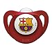 NUK Genius, Chupete del Barça para Bebé de Silicona con Tetina Anatómica en Forma de Pezón Materno. Producto Oficial. Color Rojo. 6 a 18 Meses.