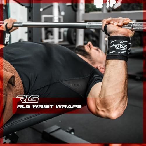 Muñequeras de Gimnasio RL Grips y Straps para Powerlifting Amarillo 7