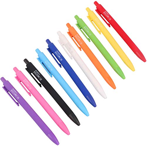 Image of HAMSTER London Pure 10 Coloured Gel Ink Pen, Gel Ink Pens, Color Ink Pens, Pen for Gift, Pack of 10