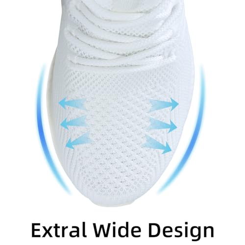 Wide Shoes for Women Wide Walking Shoes Width Running Shoes Tennis Gym Workout Athletic Sneakers for Women2