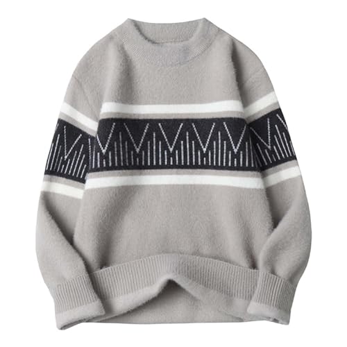 Pull en laine pour homme tricoté en coton premium doux