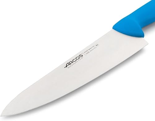 Miniatura 3 de Arcos Cuchillo de chef de acero inoxidable de 10 pulgadas. Cuchillo de cocina profesional multiusos para cortar y limpiar verduras. Mango ergonómico