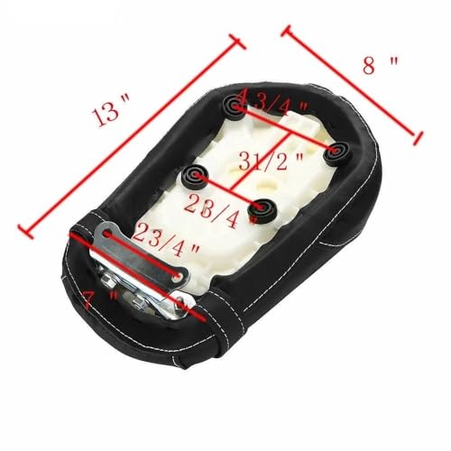 Asiento motocicleta pasajero elimina dolores en Bolt XV950 R-Spec 2014-2017 6