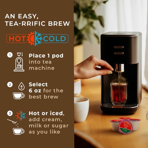 Image of Black Tea Pod Gift Set (16 Count) - 4 Flavors Assorted Variety Pack | Assam, Classic Black, Ceylon, Earl Grey - Caffeinated Tea Sampler, Get Well Gifts for Energy, Enjoy Hot or Iced, Non-GMO
