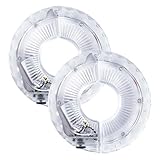 Vivace display a 7 colori: le LED luminose offrono sette colori con 18 motivi lampeggianti e statici, creando un effetto visivamente sorprendente per le ruote della bicicletta che migliora la visibilità notturna e aggiunge un divertente tocco decorativo per bambini, adolescenti e adulti