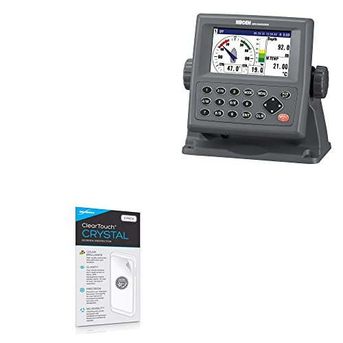 BoxWave Screen Protector Compatible with Si-Tex KRD-10 NMEA Repeater - ClearTouch Crystal (2-Pack), HD Film Skin - Shields from Scratches