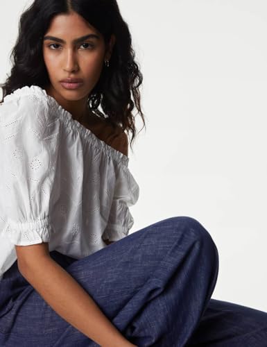 Image of Marks & Spencer Women's Cotton Regular Fit Blouse