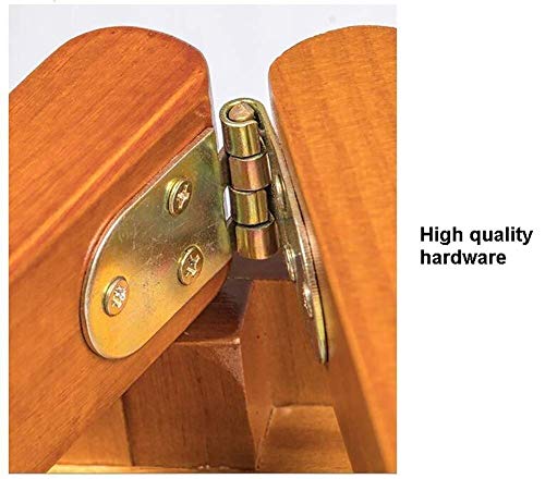 Banco de zapatos portátil y escalera plegable de madera para evitar caídas en casa 7