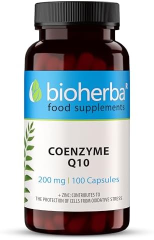 Coenzima Q10 – 100 Capsule da 200 mg | Con Zinco – Integratore Alimentare – Bioherba (1) Generico - integratore