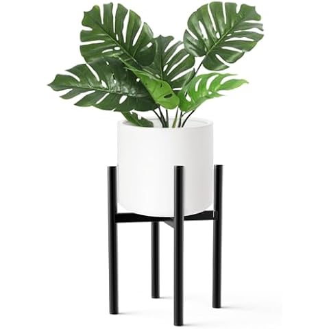 synoratory Plant Stand Black Cross Iron Plant Stands for Indoors Metal Plant Stand，plant stands indoor clearance. Cover