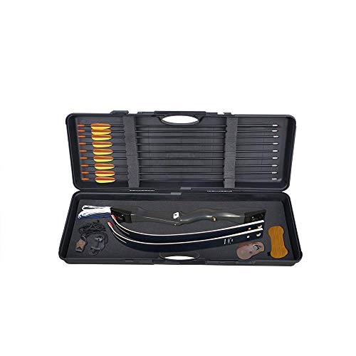 RAGIM Bogenset Recurvebogen Matrix Evo 68' Komplettset mit Pfeilen und viel Zubehör 30