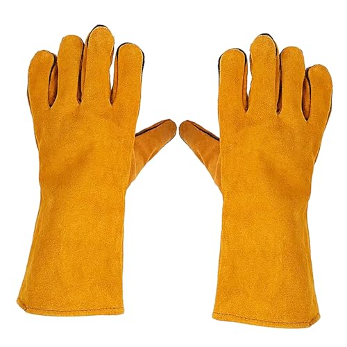 BESPORTBLE Heavy Duty Garden Gloves Heat Protection Long Cotton Liner Gloves for Women Relief