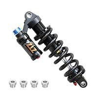 Adjustable Air Spring Coil Over MTB Shock Absorber,190-265mm 550LBS,Rebound,Compression,Preload,Height Adjustment,Air Pressure (200-300 PSI),Fits Mountain Bike,Downhill,eBike (240MM550LBS)
