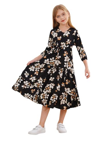 Robe plage été filles anti-chaleur style bohème coupe ample en A