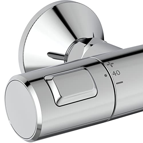 Ensemble de douche Ideal Standard Ceratherm T25 avec mitigeur corps tiède design chrome - 4