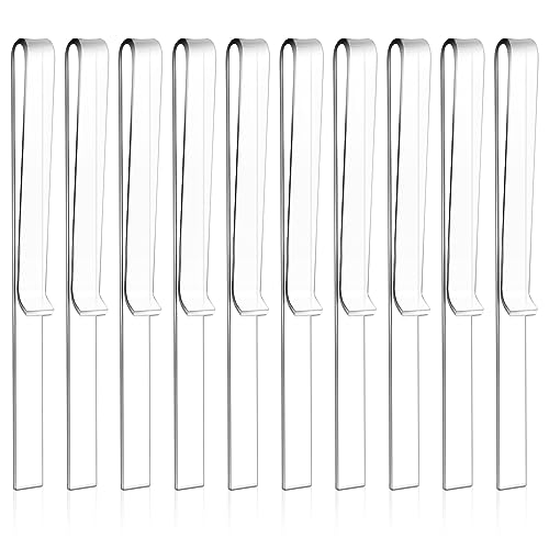 10 Pcs Music Stand Clips, Clear Acrylic Music Book Stand Page Holder Clip Piano Book Holder Clips for Wind for Musician Composer Pianist Outdoor Gig Rehearsal Easy Reading