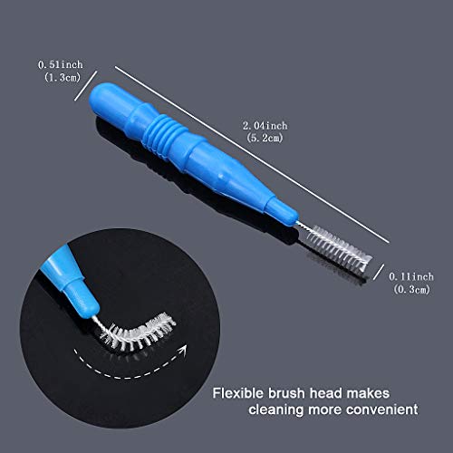 50 Pieces Interdental Brush,Toothpicks Tooth Flossing Head Oral Dental Hygiene Brush,Teeth Cleaner Dental Floss Stick Tooth Cleaning Tool - Image 4