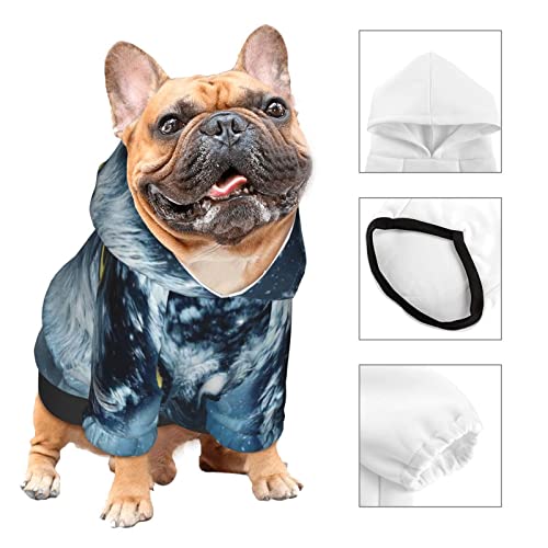 Grey And White Owl Pet Dog Hoodies - Soft And Warm Dog Hoodie Sweater, Cold Weather Clothes For Xs-Xxl Dogs Winter Coat #TOP2