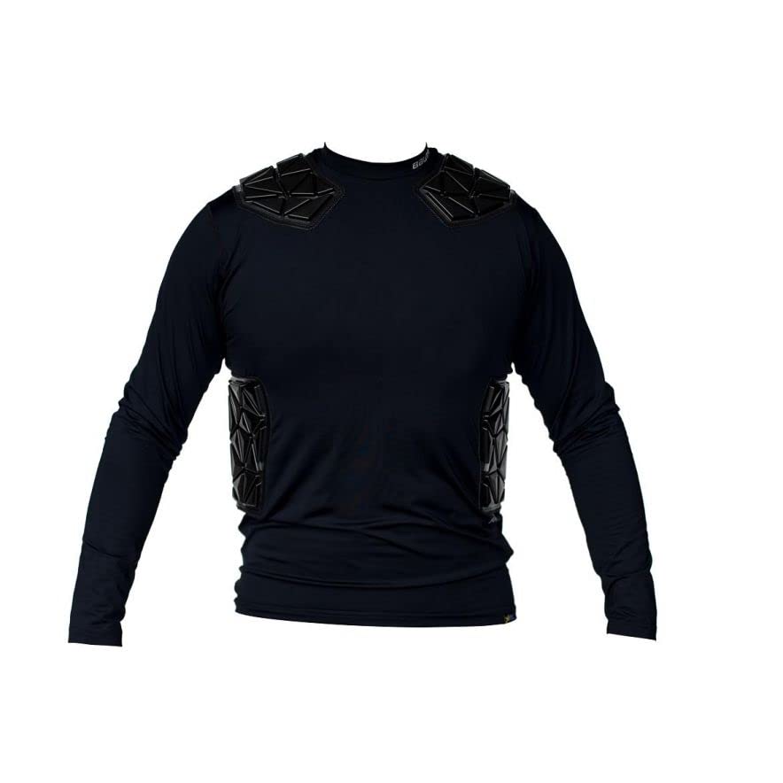 Haut Rembourré Goalie LS Youth Bauer Elite Noir XL S20 pour Jeune Gardien de Hockey