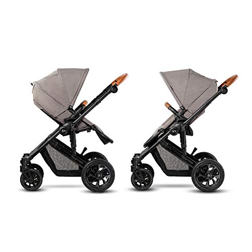 Kinderkraft kinderwagen PRIME 2020 3-in-1, reissysteem, elegante kinderwagen, buggy, inklapbaar, met groep 0 autostoel… - Afbeelding 3