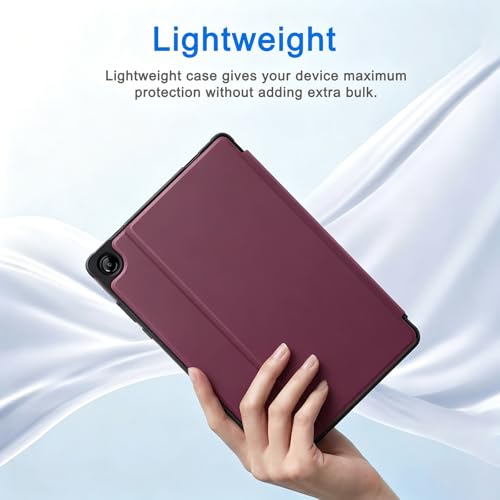 Image of CoBak Case for Samsung Galaxy Tab A11+ Plus 11 inch 2025, Multi-Viewing Angles, All New PU Leather Folio Stand Cover with Auto Sleep Wake Feature for Samsung Galaxy Tab A11+ Tablet 11-inch, Burgundy