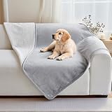 Couverture polaire double face pour chien : fabriquée à partir de polaire sherpa double face de qualité supérieure, cette couverture en polaire douce pour chien offre un maximum de chaleur et de confort. Que vous dormiez un petit chiot ou une grande race, c'est la couverture parfaite pour les nuits froides et les câlins douillets