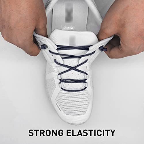 Image of 3 Pairs Elastic No Tie Shoe Laces, Stretch Bungee Laces