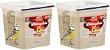 Fidelio Wildvogelfutter, Wildvogelmix, ganzjähriges Wildvogelfutter proteinreich/energiereich, hochwertiges Vogelfutter für Wildvögel, im Eimer, 3 kg (Packung mit 2)