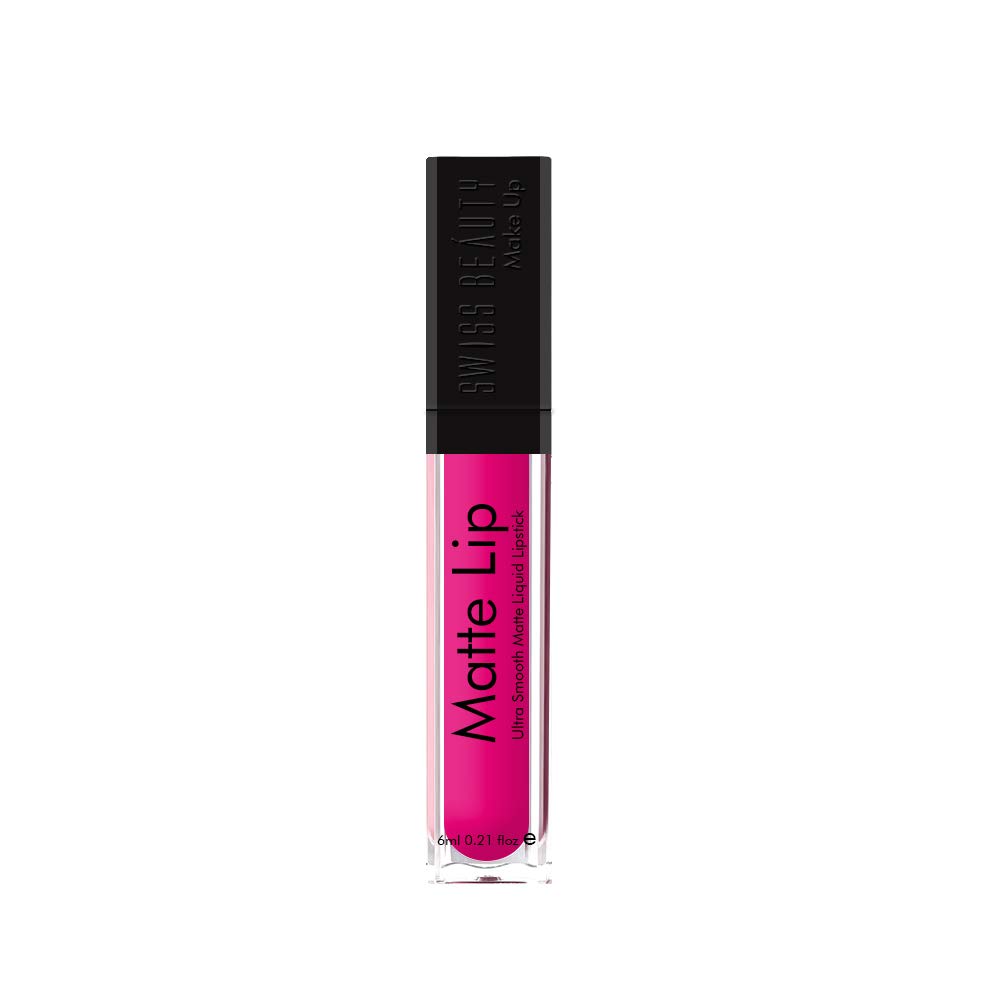 Ultra Smooth Matte Lip Liquid Lipstick, Smooth Lip Color, Weightless Finish, Silky Matte Finish, Shade- Fire Red, 6ml