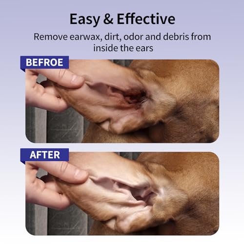 Funfawn Pet Ear Relief Finger Wipes for Dogs & Cats - Disposable Dog Ear Cleaner Wipes - Remove Wax Dirty and Odor - Relieve Ear Itching and Inflammation - Safe Natural Ingredients - 50 Count - Image 6
