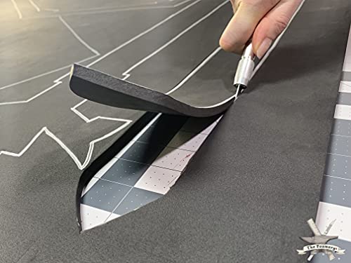 Shape Retention EVA Cosplay Foam 5mm (1mm-10mm) 14x39 inch Black or White High Density EVA Foam Sheets. Premium 85 kg/m3 Heat Shape Material for DIY Convention or Halloween Costumes by The Foamory - Image 5