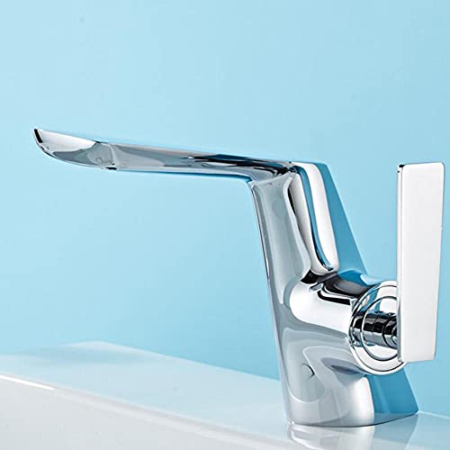 Robinet cascade de salle de bain en laiton chromé haut de gamme - 2