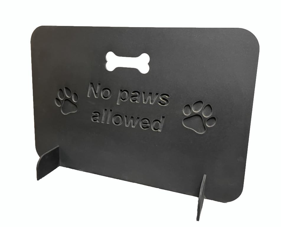 Vanity style Dog stopper, Dog barriers gate for stairs, easy setup, beautiful style (Black, 51cm x 70cm)