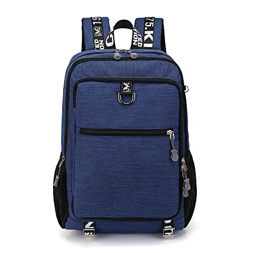 Mochila de viaje inteligente Dq171206 azul de ocio y business moderno