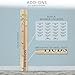 Wooden Kids Growth Height Chart Ruler for Boys and Girls Painted (The Hudson) by Back40Life