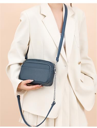 Litchi Grain Solid Colour Leather Ladies Shoulder Crossbody Underarm Bag3