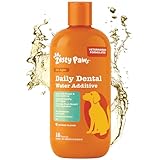 Zesty Paws Dog Dental Water Additive - Dog Breath Freshener + Oral Care - Plaque & Tartar Control - for Teeth & Gum Health - Pomegranate, Green Tea, Aloe & Zinc Extract - Chicken Flavor 16oz