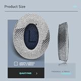 Wzsipod Cooling-Gel QuietComfort 35 / QC35 ii wymienne nauszniki do słuchawek Bose, pasują również do Bose QC45 QC35 QC25 QC2 QC15/ Around-Ear 2 AE2i AE2w/SoundTrue i SoundLink Series