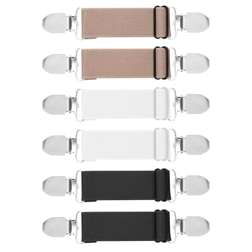 Image of Giantree 6Pcs Mitten Clips, Shirt Clips for Women Clothing, Dress Clips Back Cinch, Waist Cincher Clip Sweater Clips, Retro Cardigan Collar Clip Brooch Clip for Women pant clips for waist tightener