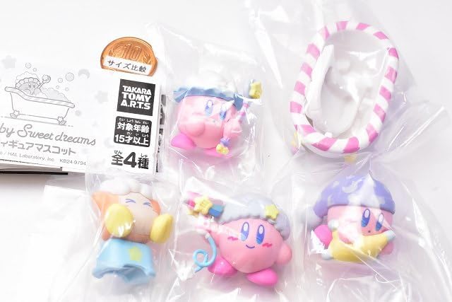 TAKARA TOMY Arts Kirby Sweet Dreams Figure Mascot [Complete Set of 4] Gachapon Capsule Toy Japanese