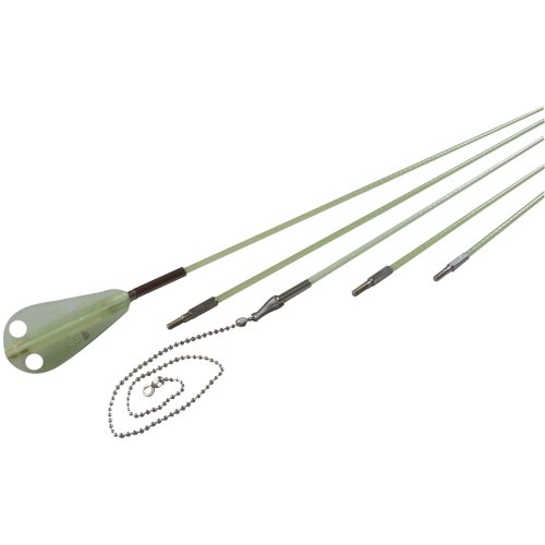 1 - Creep-Zit(TM) 30ft Luminous Threaded Connector Wire Running Rod Kit, 4 luminous FiberFuse(TM) 6ft push/pull rods with male & female connector ends , 1 luminous FiberFuse(TM) 6ft push/pull rod with fixed bull nose end & a female connector end , 81