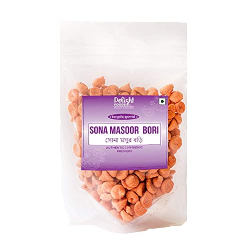 Delight Foods Premium Bengali Masoor Bori - 200gm | Grocery Cover