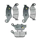 Transalp 700 XL700V 2011 Compatible con TRANSALP 700 XL700 2008 2009 2010 2011 2012 XL transalp700 Kit de pastillas de freno delanteras y traseras for motocicleta, piezas de reconstrucción(Whole Set)