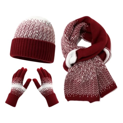 Bonnet, écharpe et gants d'hiver dégradés pour ne plus jamais avoir froid dehors