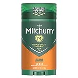 Mitchum Invisible Solid Sport  Deodorant (2.7 oz each)