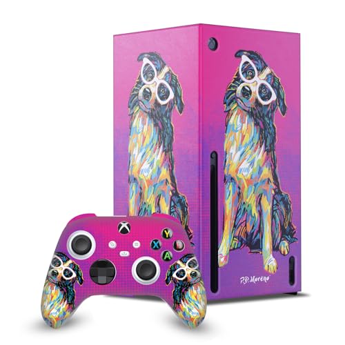 Skin Xbox Series X motif chien Border Collie parfait pour votre salon de gamer