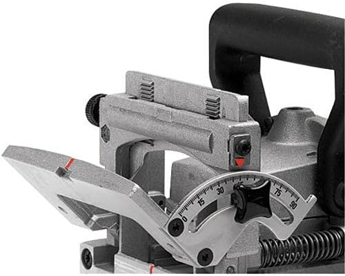 DEWALT Biscuit Joiner, 6.5 Amp, 10,000 RPM, Retractable 45 Degree Notch, For Depth Spots (DW682K),Yellow