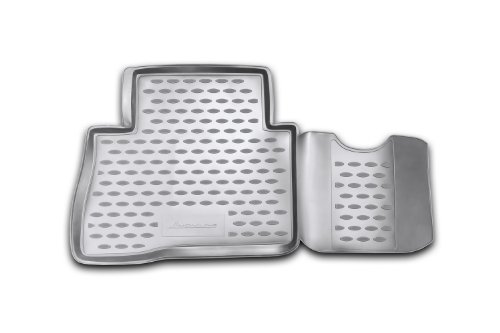 Novline Carnis10044 Nissan Juke Floor Mats - Floor Liners - 2011-2017 - Front Wheel Drive (Not All Wheel Drive) - Four (4) Piece Set - Black #TOP3